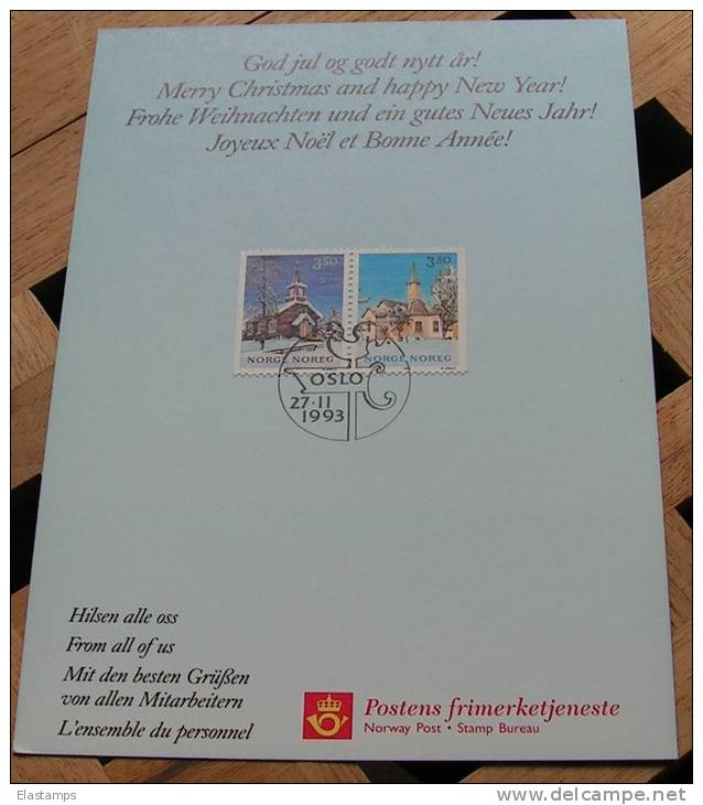 =NORGE GS 1993 CHRISTMAS - Covers & Documents