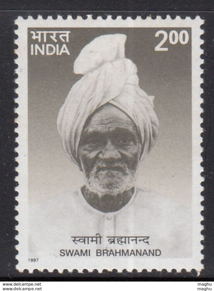 India MNH 1997, Swami Brahmanand, Freedom Fighter, Social Reformer - Nuevos
