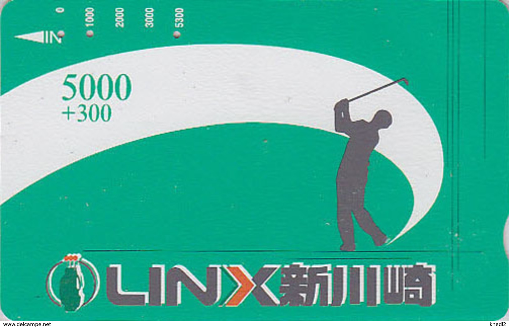 Carte Prépayée Japon - Sport - LINX GOLF / 5000 + 300 - Japan Sports Prepaid Member's Card - 402 - Sport