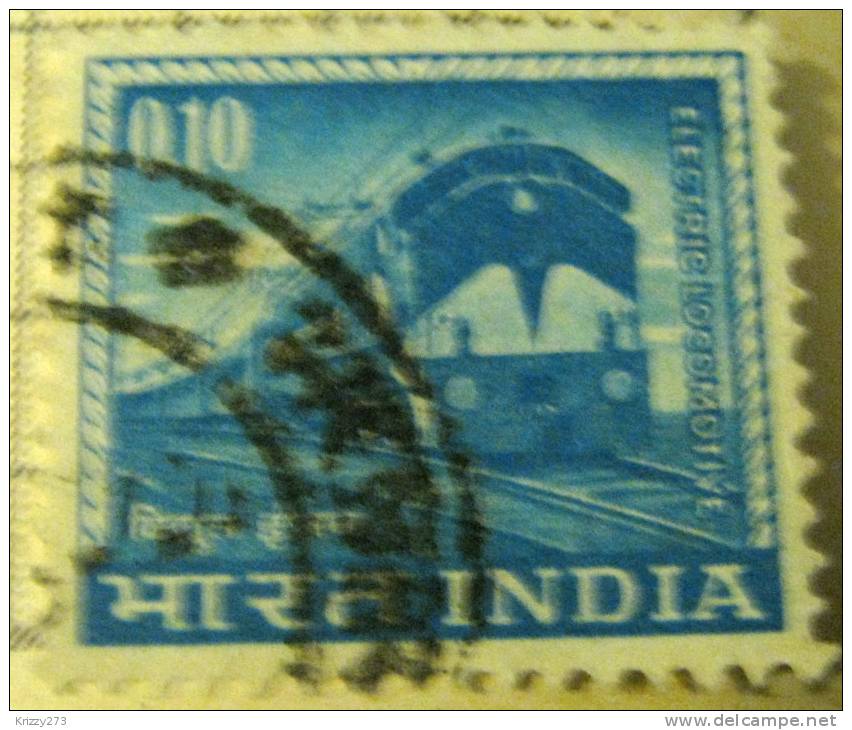 India 1965 Electric Locomotive 10p - Used - Gebraucht