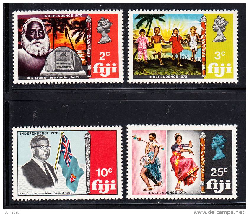 Fiji MNH Scott #297-#300 Independence - Fidji (1970-...)