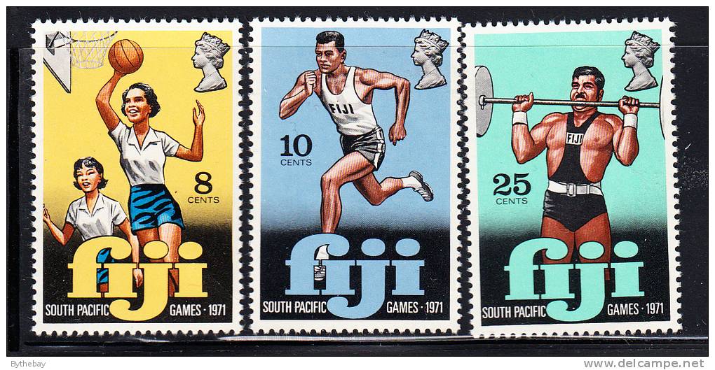 Fiji MNH Scott #321-#323 South Pacific Games - Fidji (1970-...)