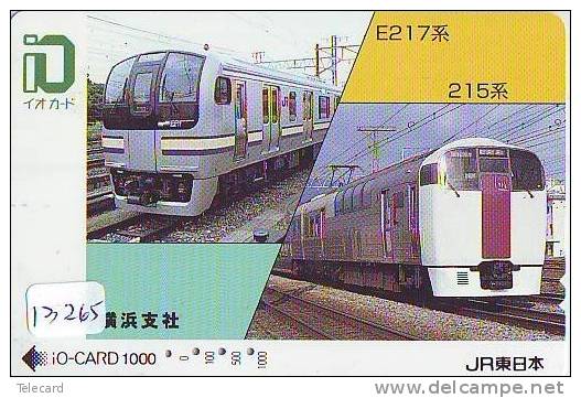 Carte Prépayée  Japon * TRAIN * CARD  (13.265) Japan Prepaid Card * Karte  TREIN * ZUG * JR * IO CARD * DAMPF - Treni