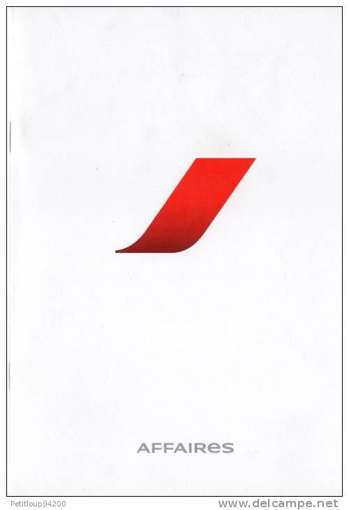 MENU   Air France   Affaires - Menu Cards