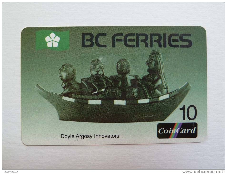 USA - BC Ferries Coin Card - Unusual System - VERY RARE - (US38) - [3] Magnetic Cards