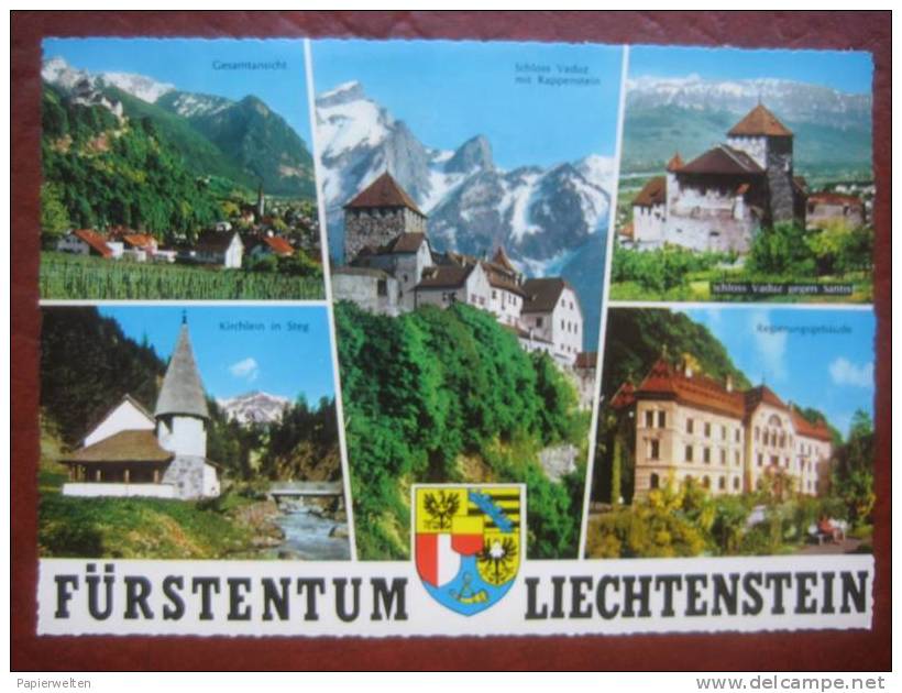 Mehrbildkarte "Fürstentum Liechtenstein" - Liechtenstein