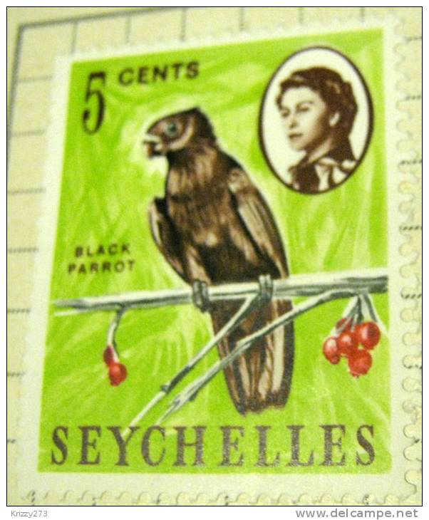 Seychelles 1962 Black Parrot 5c - Mint - Seychellen (...-1976)