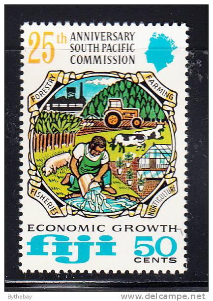 Fiji MNH Scott #326 50c Economic Growth - 25th Anniversary Of South Pacific Commission - Fiji (1970-...)