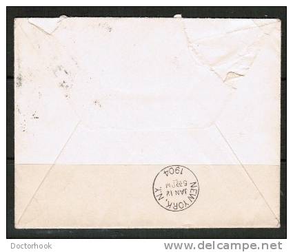 AUSTRIA  1904  Cover From Stangau,Austria To New York USA Backstamp Jan 12 1904 N.Y. - Briefe U. Dokumente