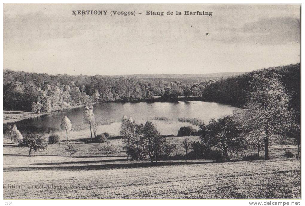 Cpa 88 Vosges  Xertigny Etang De La Harfaing - Xertigny