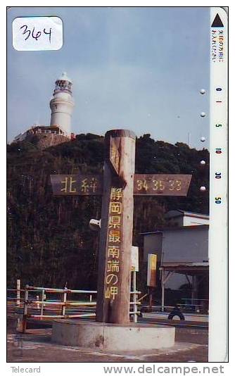Télécarte Japon PHARE (364) Telefonkarte Japan LEUCHTTURM * VUURTOREN LIGHTHOUSE LEUCHTTURM FARO FAROL Phonecard - Lighthouses