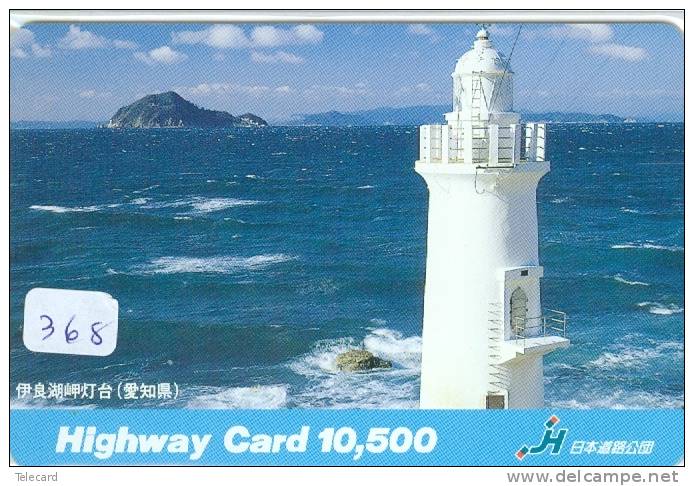 Télécarte Japon PHARE (368) Telefonkarte Japan LEUCHTTURM * VUURTOREN LIGHTHOUSE LEUCHTTURM FARO FAROL Phonecard - Fari