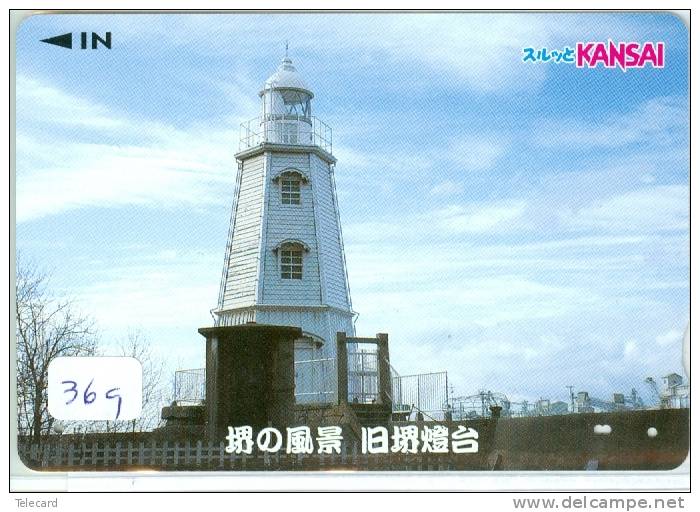 Télécarte Japon PHARE (369) Telefonkarte Japan LEUCHTTURM * VUURTOREN LIGHTHOUSE LEUCHTTURM FARO FAROL Phonecard - Lighthouses