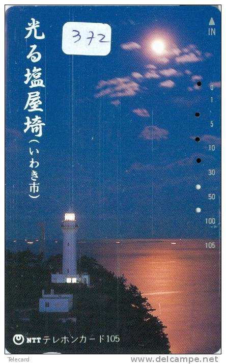Télécarte Japon PHARE (372) Telefonkarte Japan LEUCHTTURM * VUURTOREN LIGHTHOUSE LEUCHTTURM FARO FAROL Phonecard - Faros