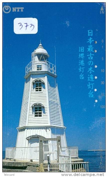 Télécarte Japon PHARE (373) Telefonkarte Japan LEUCHTTURM * VUURTOREN LIGHTHOUSE LEUCHTTURM FARO FAROL Phonecard - Phares