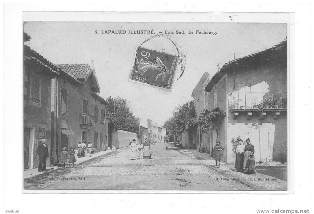 84 // LAPALUD   Coté Sud, Le Faubourg   N° 6   ANIMEE  Edit Foures - Lapalud