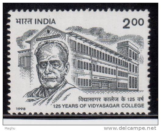 India MNH 1998, Vidyasagar College, Building, Architecture, Education - Neufs