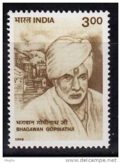 India MNH 1998, Bhagwan Gopinathji, Spiritual Keader, - Unused Stamps