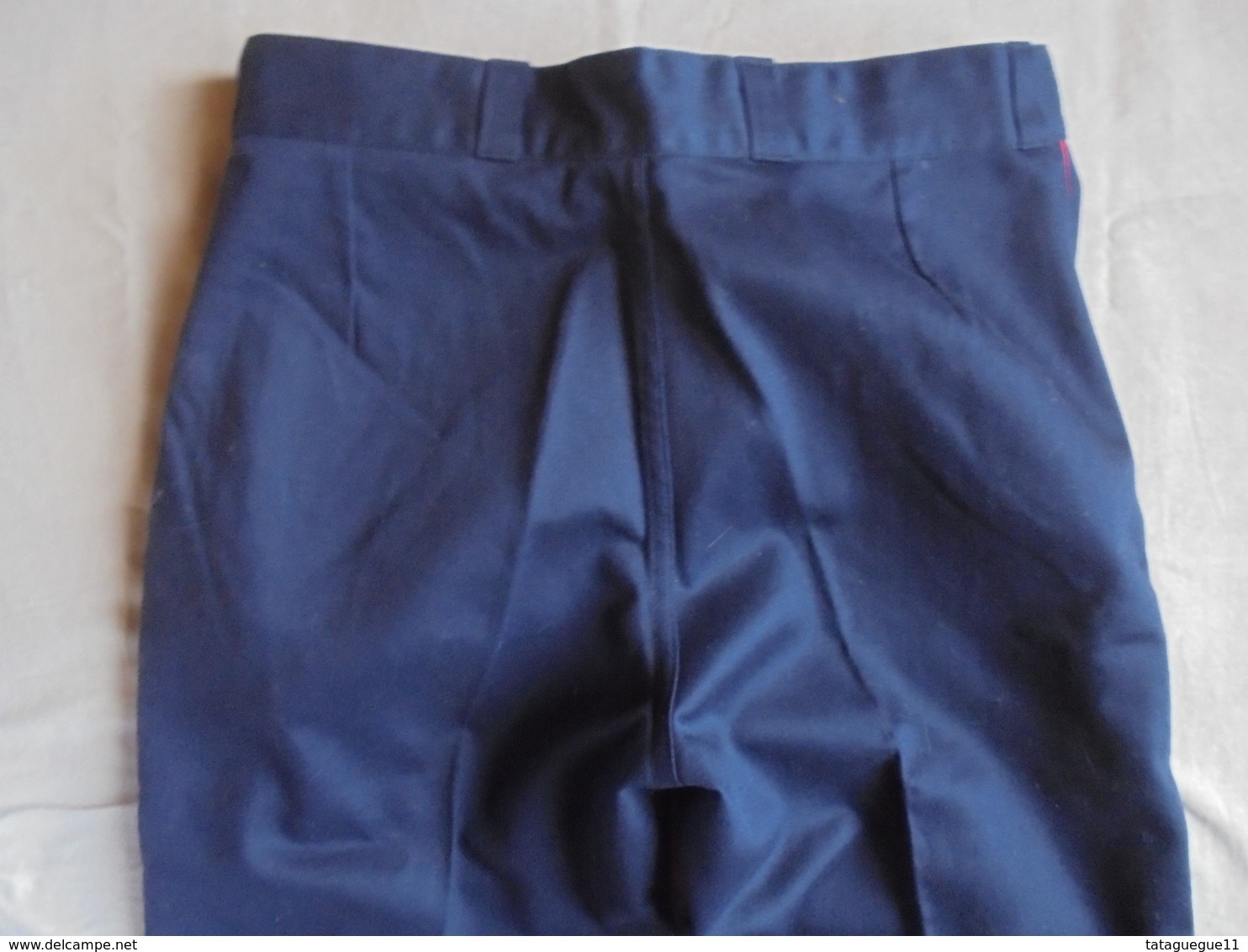 Vintage - Pantalon Bleu  Pompiers France  Années 80 - Pompieri