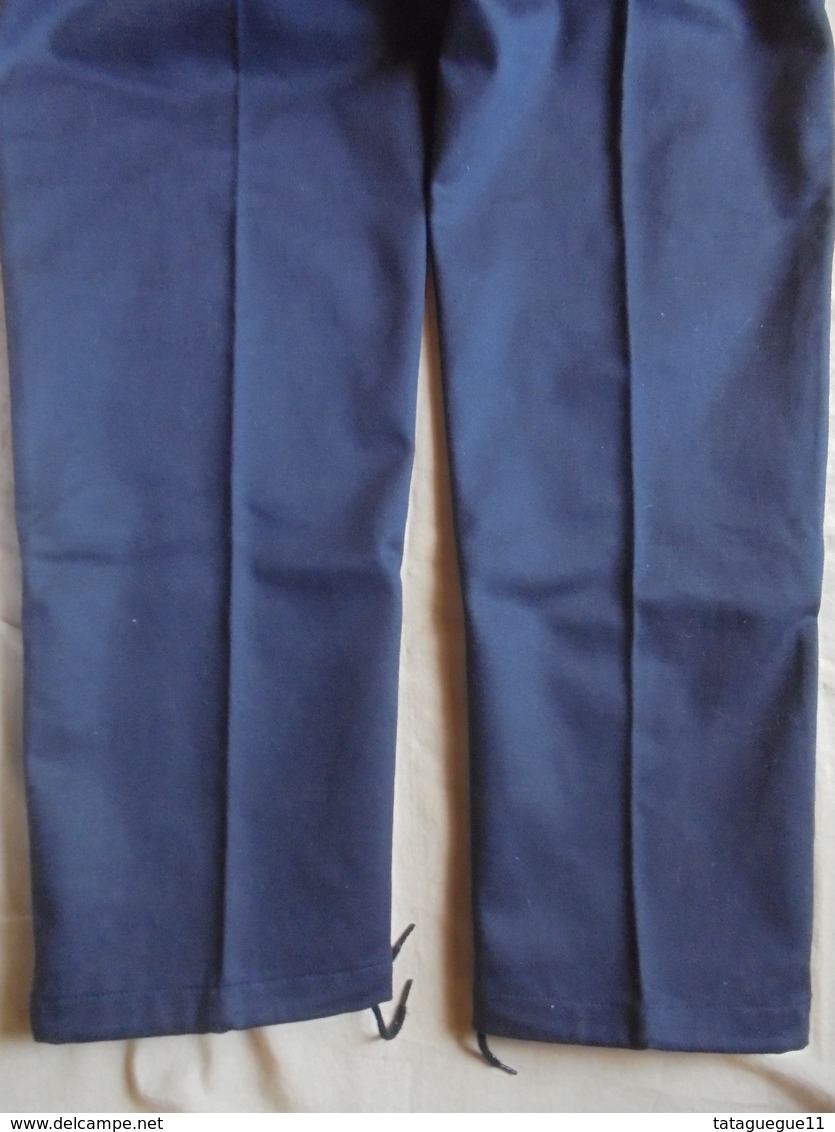 Vintage - Pantalon bleu  Pompiers France  Années 80