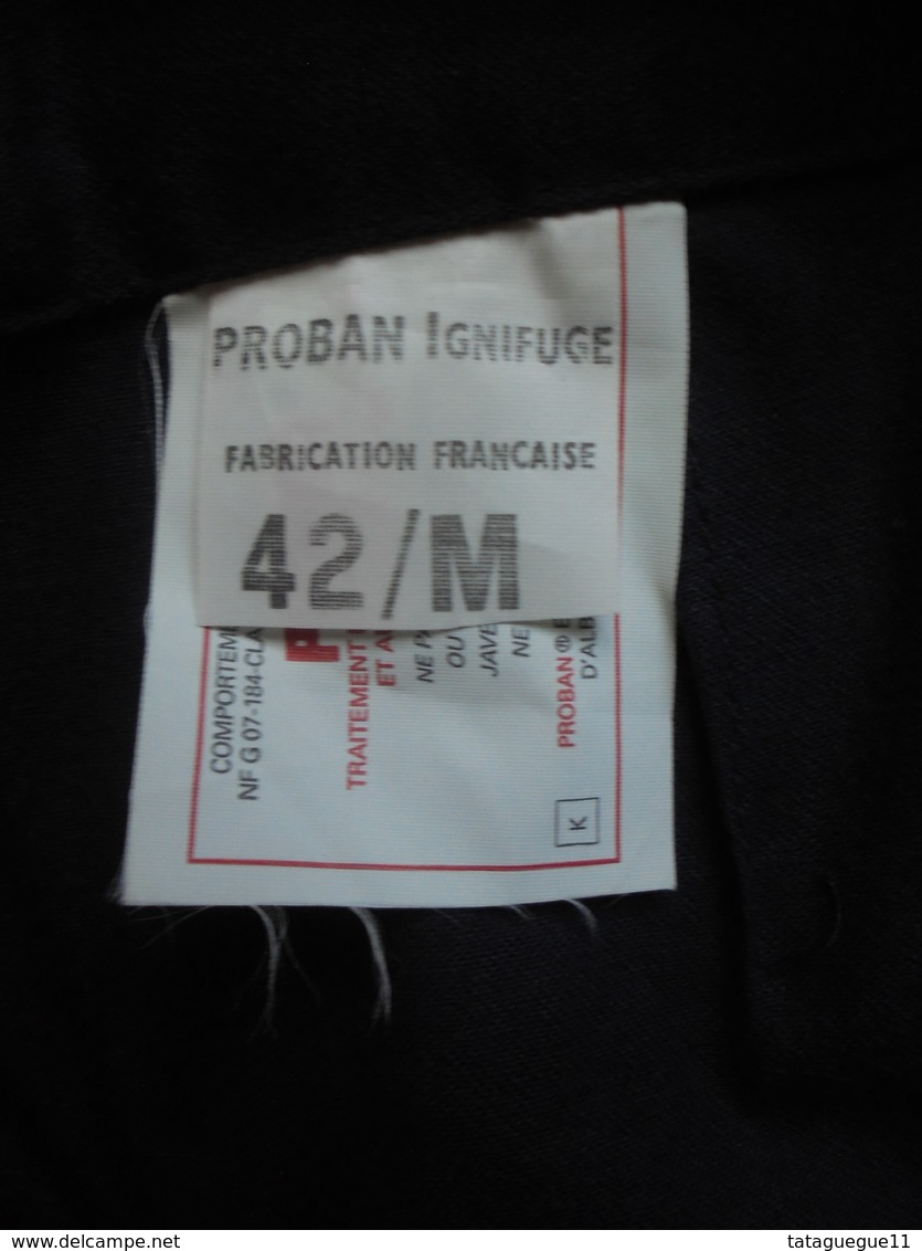 Vintage - Pantalon bleu  Pompiers France  Années 80