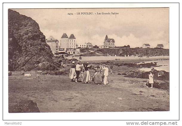 CPA 29 - LE POULDU - Les Grands Sables - Le Pouldu