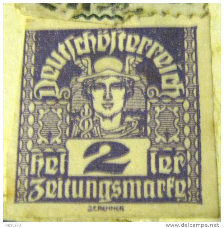 Austria 1920 Newspaper Stamp 2h - Mint - Newspapers