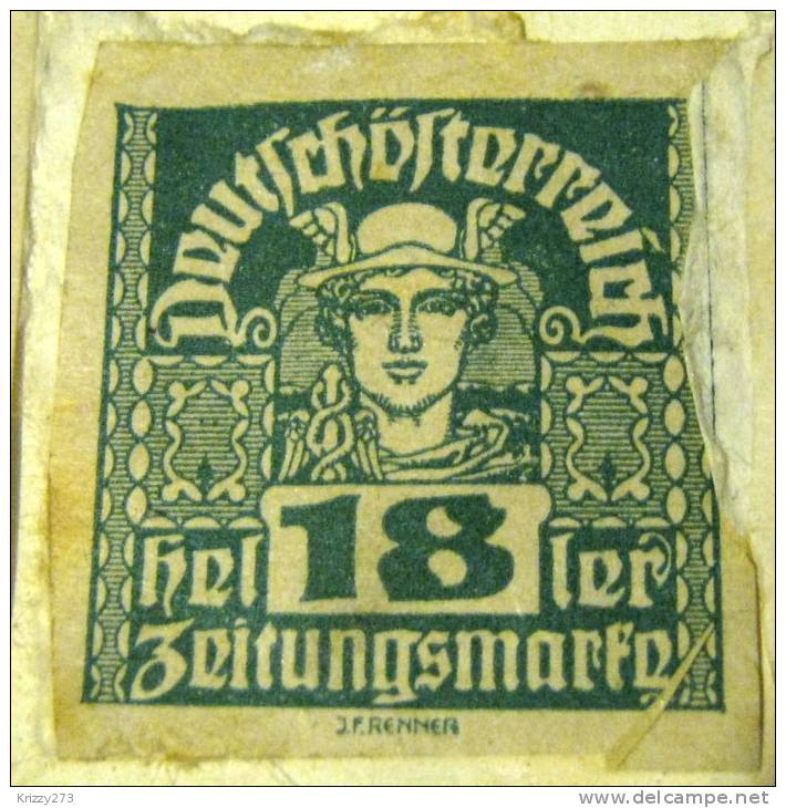 Austria 1920 Newspaper Stamp 18h - Mint - Dagbladen