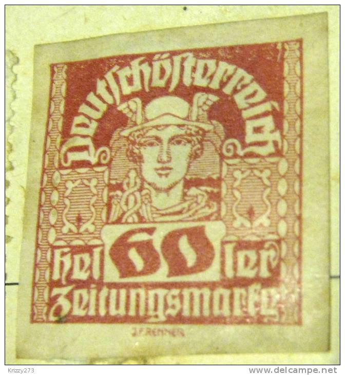 Austria 1920 Newspaper Stamp 60h - Mint - Dagbladen