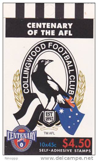 Australia 1996 Centenary Of AFL Collingwood Football Club Bklt MNH - Booklets