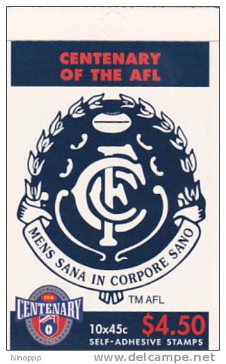 Australia  1996 Centenary Of AFL ,Carlton Football Club, Booklet MNH - Booklets