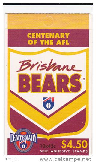 Australia  1996 Centenary Of AFL Brisbane Bears , Booklet MNH - Booklets