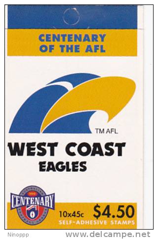 Australia  1996 Centenary Of AFL, Eagles, West Coast Football Club, Booklet MNH - Postzegelboekjes