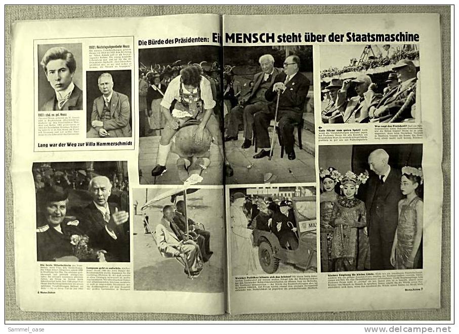 Münchner Illustrierte Zeitschrift 31. 7. 1954  -  Theodor Heuss Ist Noch Einmal Bundespräsident - Otros & Sin Clasificación