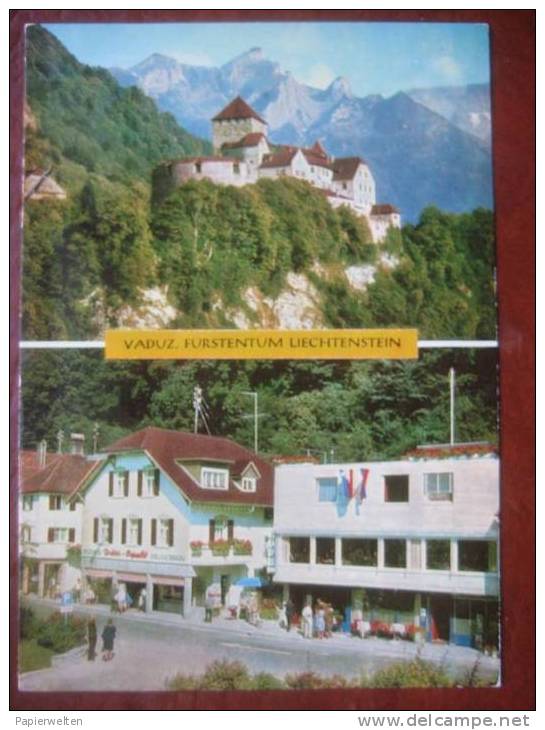 Vaduz (FL) - Zweibildkarte - Liechtenstein