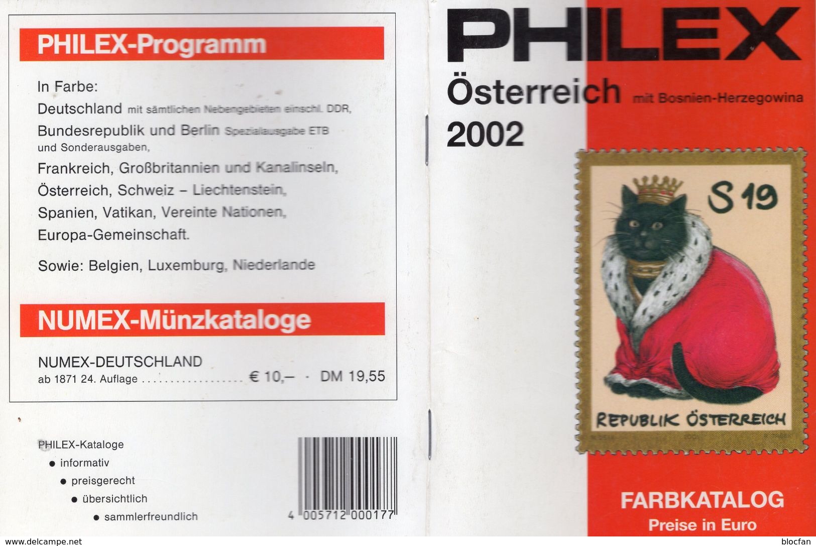 Austria Stamp Philex Katalog 2002 Österreich Antiquarisch 11€ Feldpost Bosnia Herzegowina Lombardei Kreta Porto ATM - Autriche