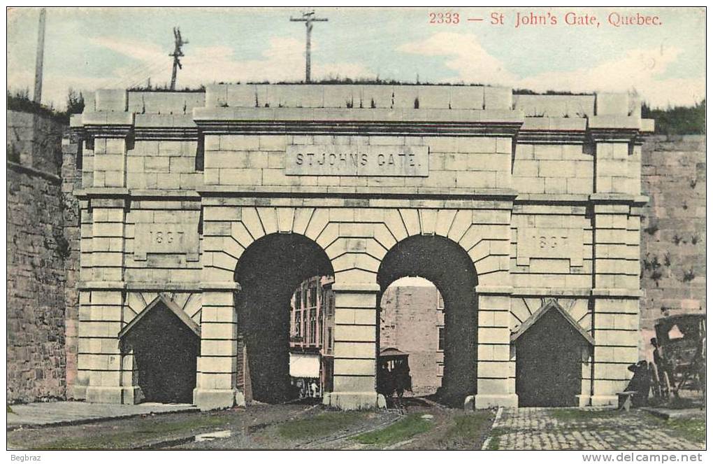 QUEBEC     ST JOHN S GATE - Québec - La Citadelle