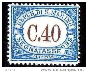 PIA -  SAN  MARINO  - 1939 :  Segnatasse     -  (SAS  54-59) - Postage Due