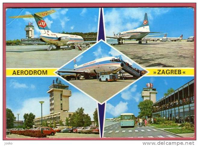 ZAGREB AIRPORT & DC-9 Plane ( Croatia ) * Travelled * * Aéroport Flughafen Aeropuerto Aeroporto Plane Avion - Aerodrome