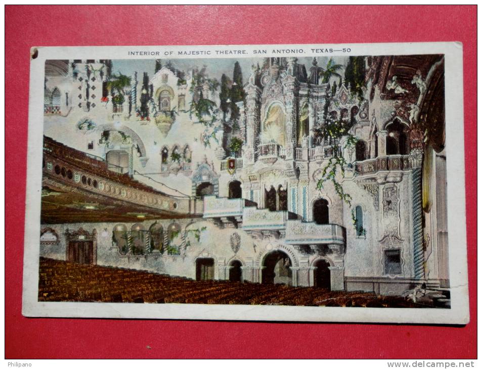 - Texas > San Antonio   Interior Of Majestic Theatre Vintage Wb-- - -- - ----587 - San Antonio