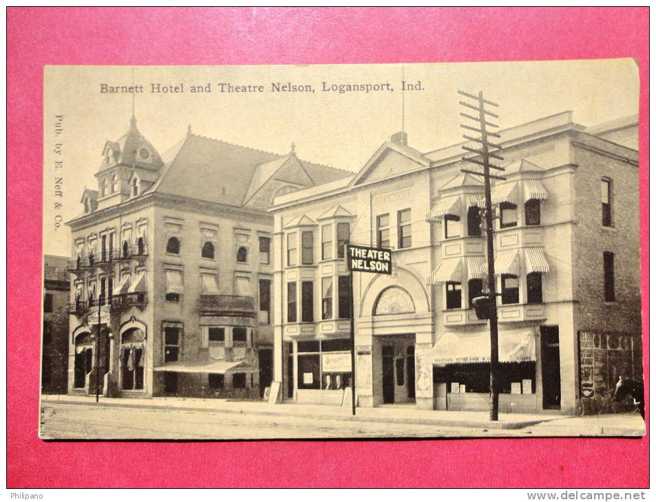 NellsonTheatre  -  Logansport IN Ca 1910------587 - Otros & Sin Clasificación