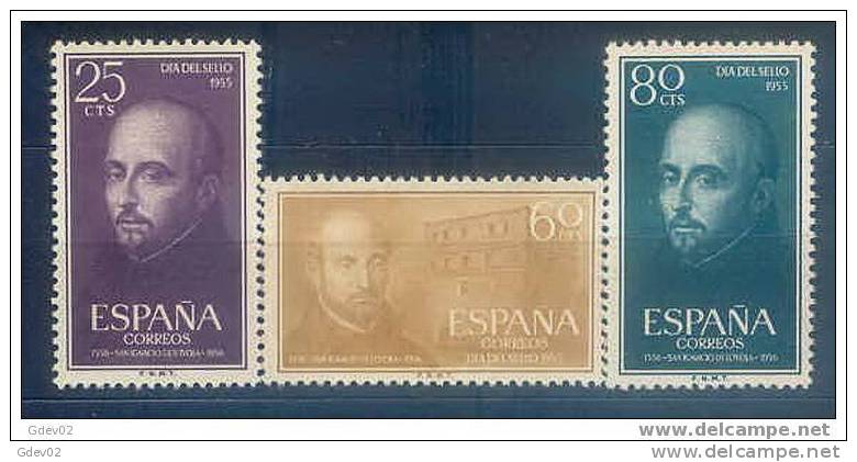 ES1166-1750España.Spain.Spagne.Pinturas.San Ignacio De Loyola. (Ed 1166/8**)sin Charnela. LUJO - Nuevos