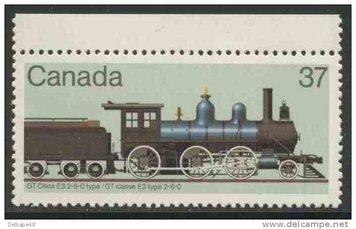 Canada 1984 Mi 933 YT 897 ** Grand Trunk Railway Class E3 2-6-0 Locomotive (1886) / Dampflokomotiven - Treinen