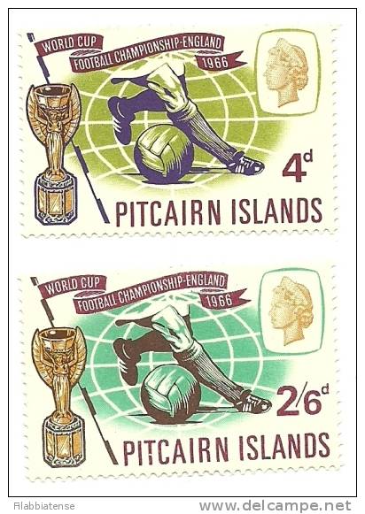 1966 - Pitcairn 59/60 Mondiali In Inghilterra, - 1966 – England