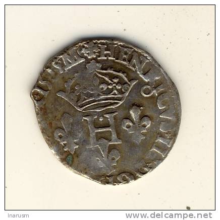 GROS DE 6 BLANCS  -  HENRI  III  -  1585 -  Atelier De Montpellier  -  25 Mm.  -  3,5 Gr. - 1574-1589 Henry III