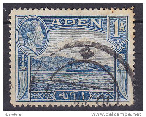 Aden 1939 Mi. 18      1 A King George VI. & The Harbour - Aden (1854-1963)