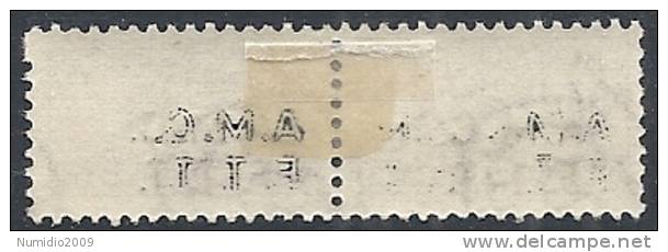 1947-48 TRIESTE A PACCHI POSTALI 20 LIRE DECALCO MH * - RR10787 - Colis Postaux/concession