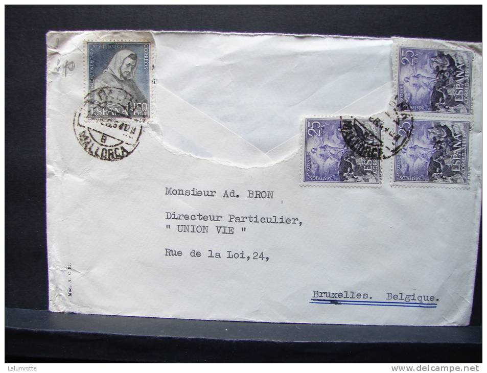 LetDoc. 413. COB Fragment D' Enveloppe. N°290. Mallorca - Lettres & Documents