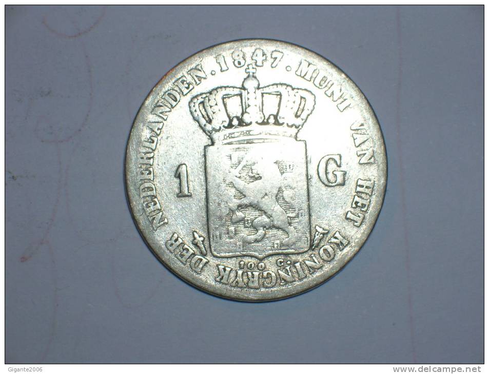 1 Gulden 1847 (2868) - 1840-1849: Willem II