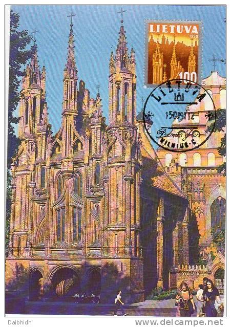 LITHUANIA 1991 National Symbols Maximum Cards.  Michel 475-76 - Lituania